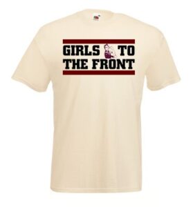 girls to the front
