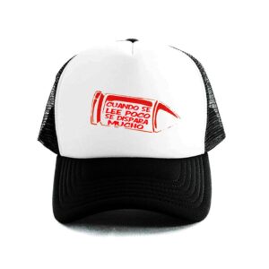 cuando se lee poco gorra
