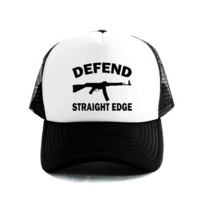 defend straight edge gorra