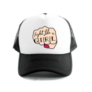 fight like a girl  gorra