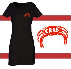 crab vestido