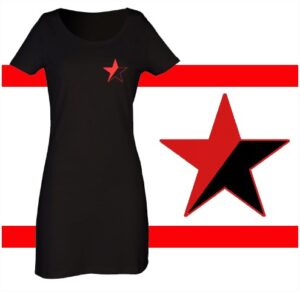 estrella rojinegra vestido