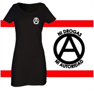 ni drogas ni autoridad vestido