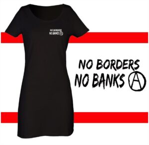 no borders no banks vestido