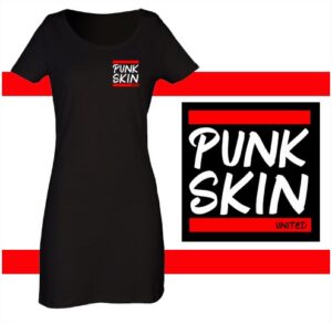 punk skin vestido
