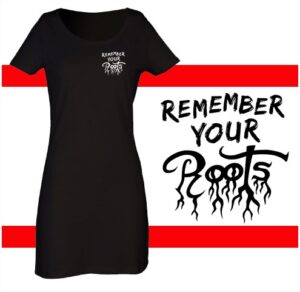 remember your roots vestido