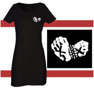 straight edge vestido