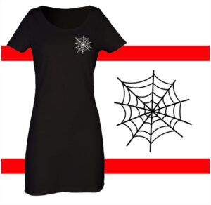 telaraña vestido