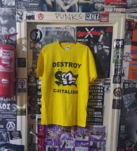 Destroy capitalism camiseta REBAJADA
