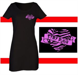 stay punk vestido