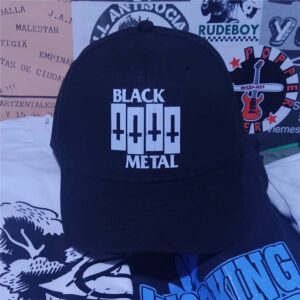 Black metal gorra REBAJADA