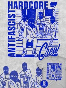 Antifascist hardcore crew