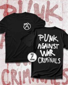 Punk against war criminals