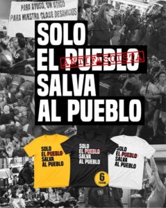 solo el pueblo antifascista...