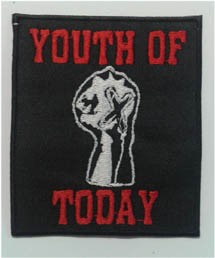 YOUTH OF TODAY parche bordado